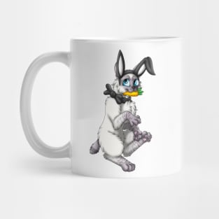 Bobtail BunnyCat: Lilac Lynx Point (Black) Mug